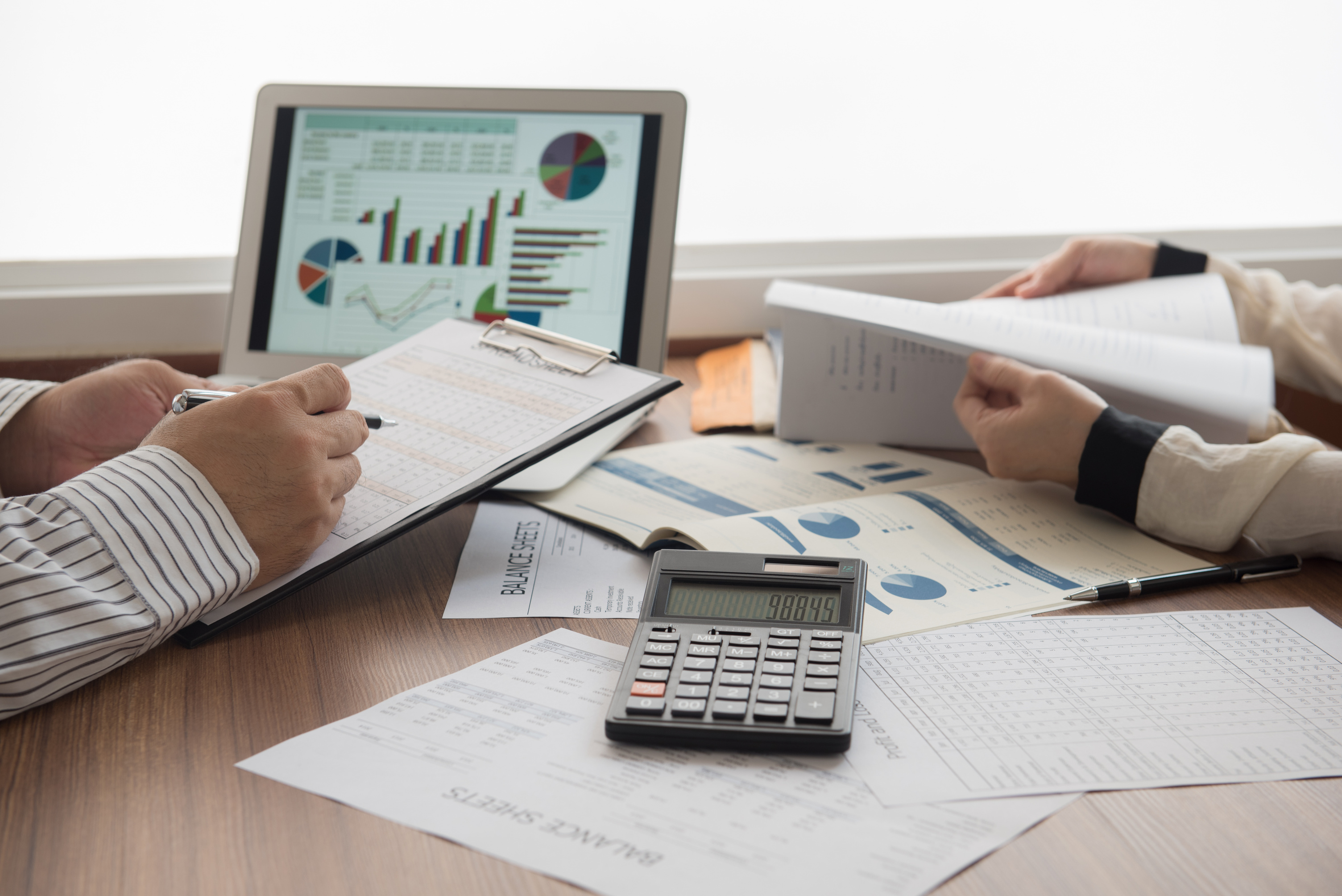 Tax planning data and financial reports